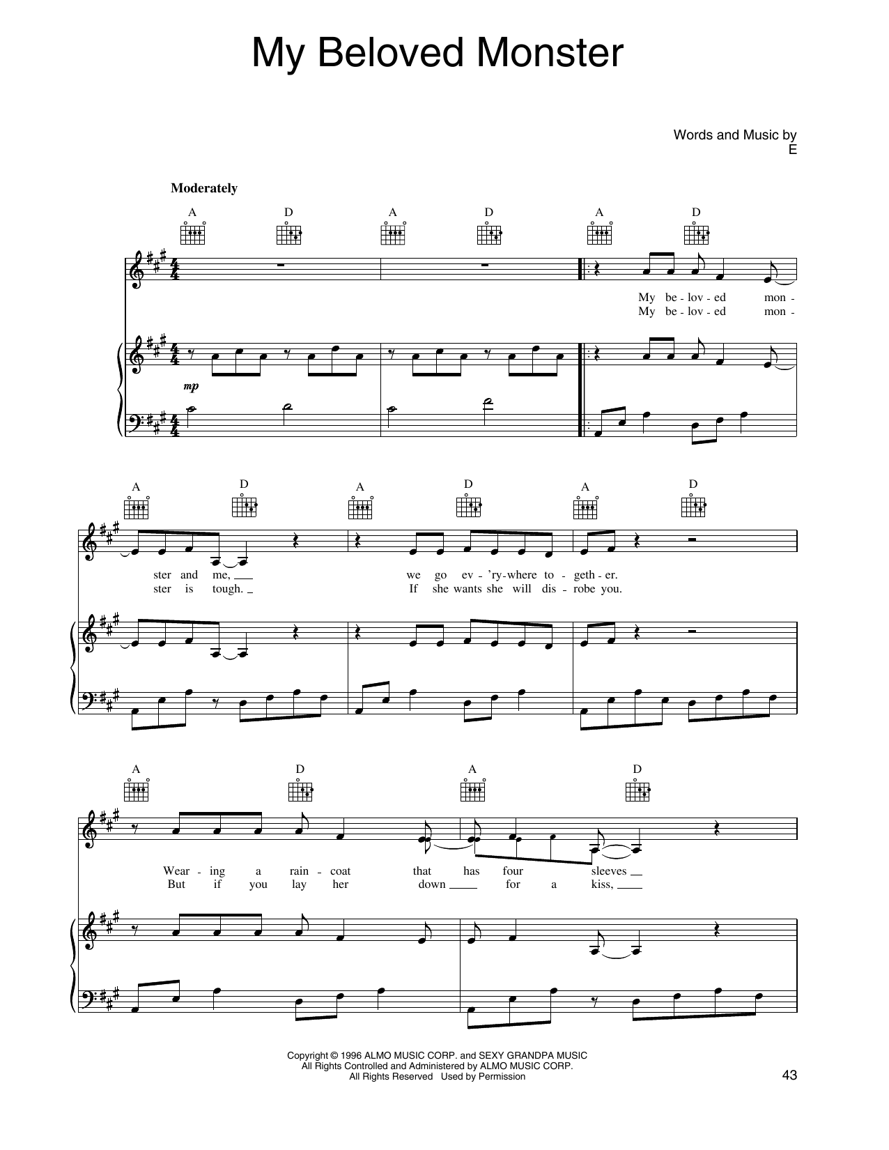 My Beloved Monster (from Shrek)