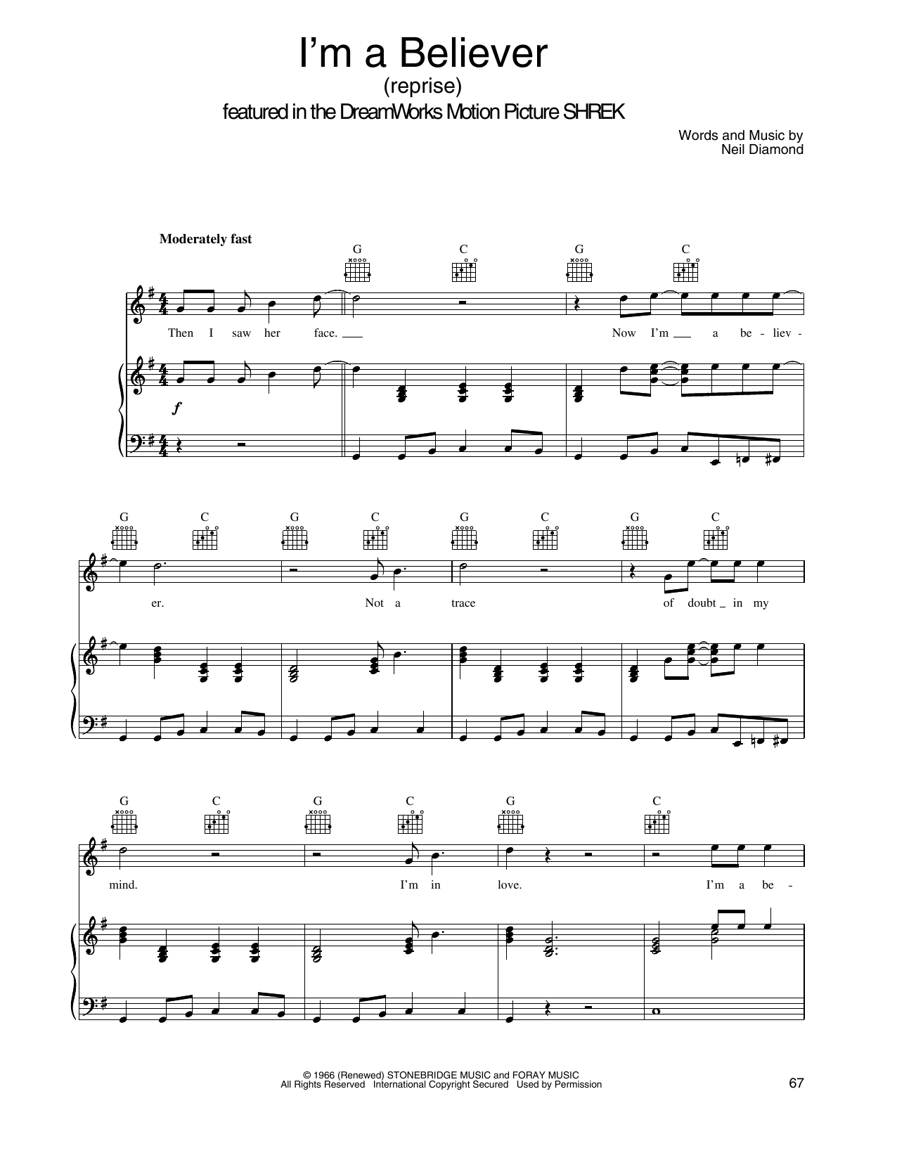 I'm A Believer (from Shrek)