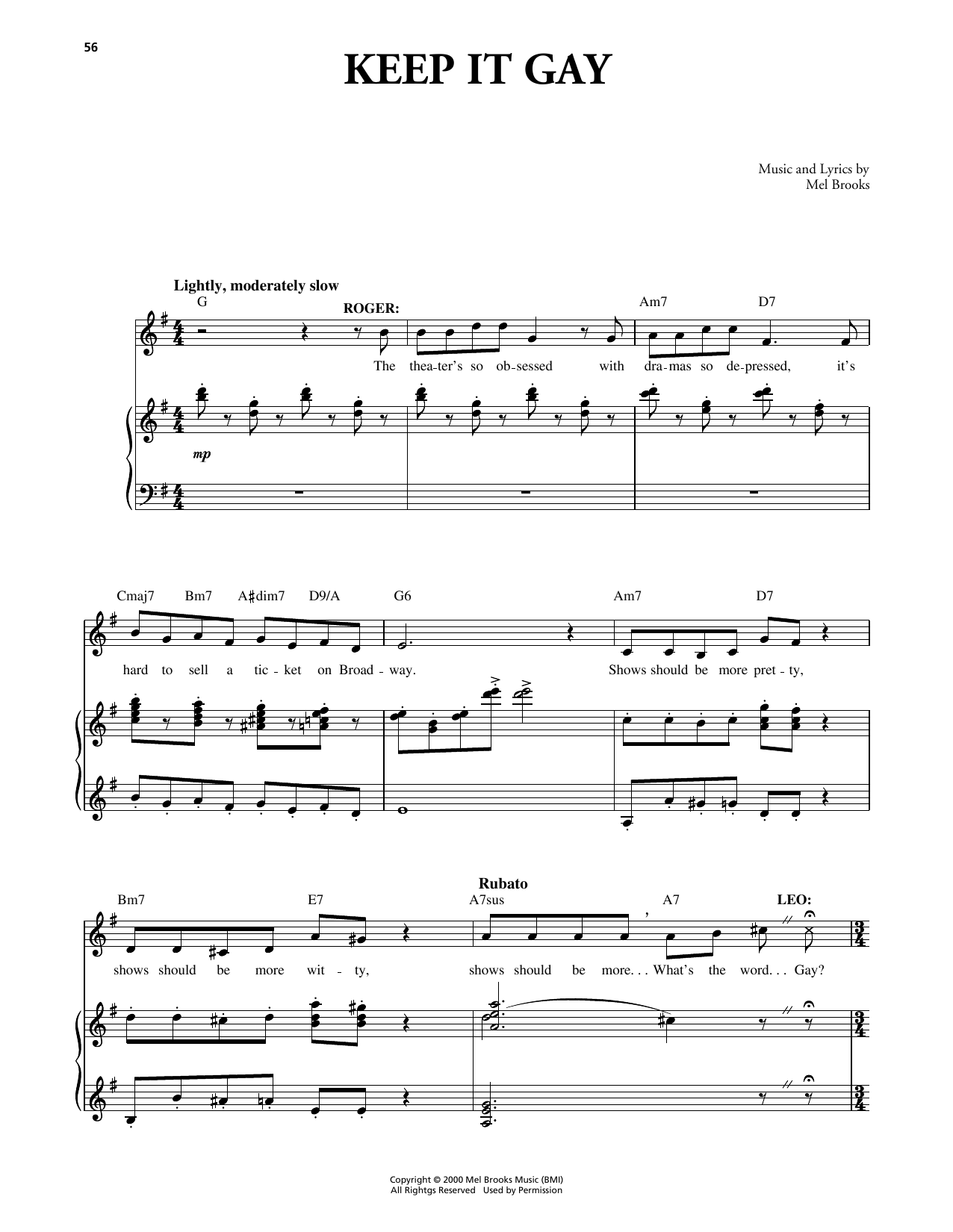 Keep It Gay (from The Producers)