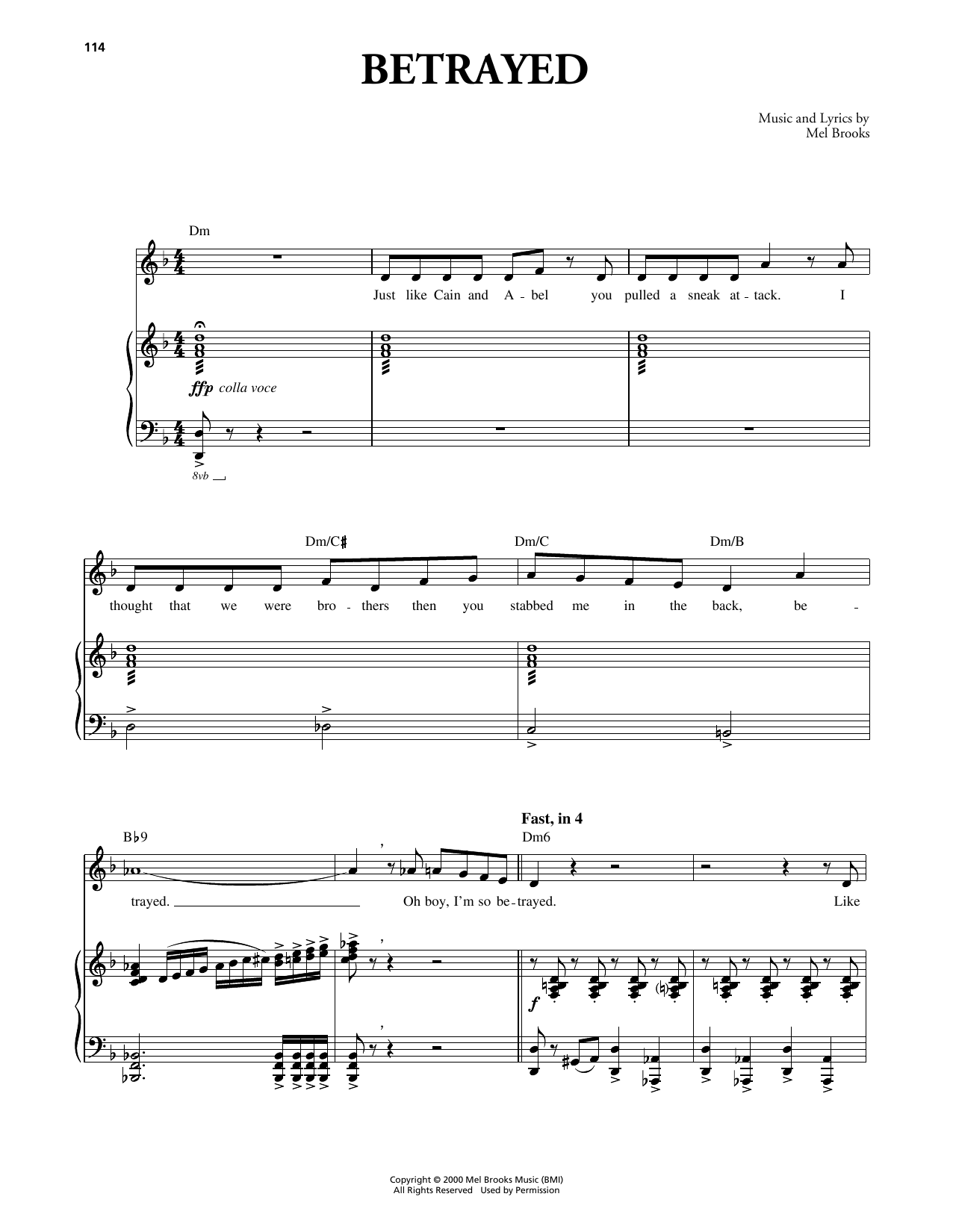 Betrayed (from The Producers)