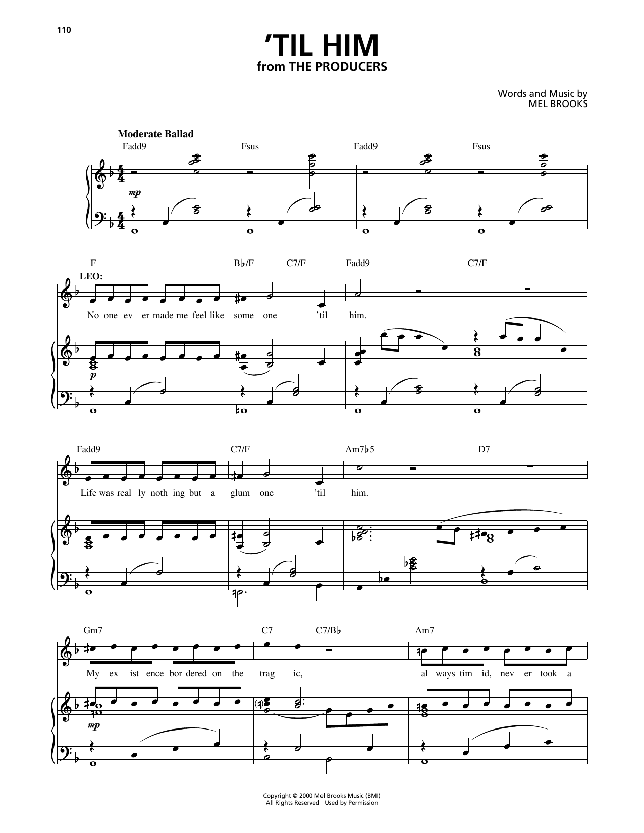 'Til Him (from The Producers)