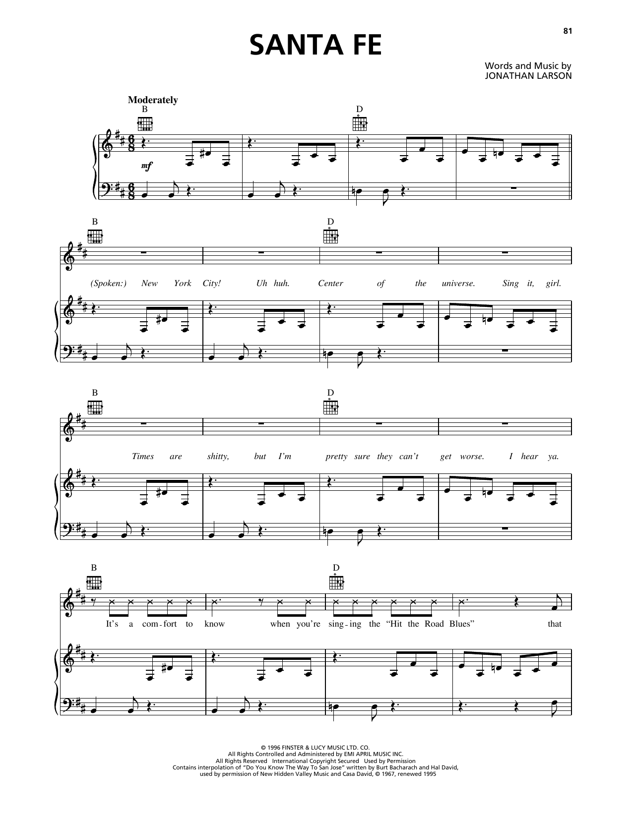 Santa Fe (from Rent)