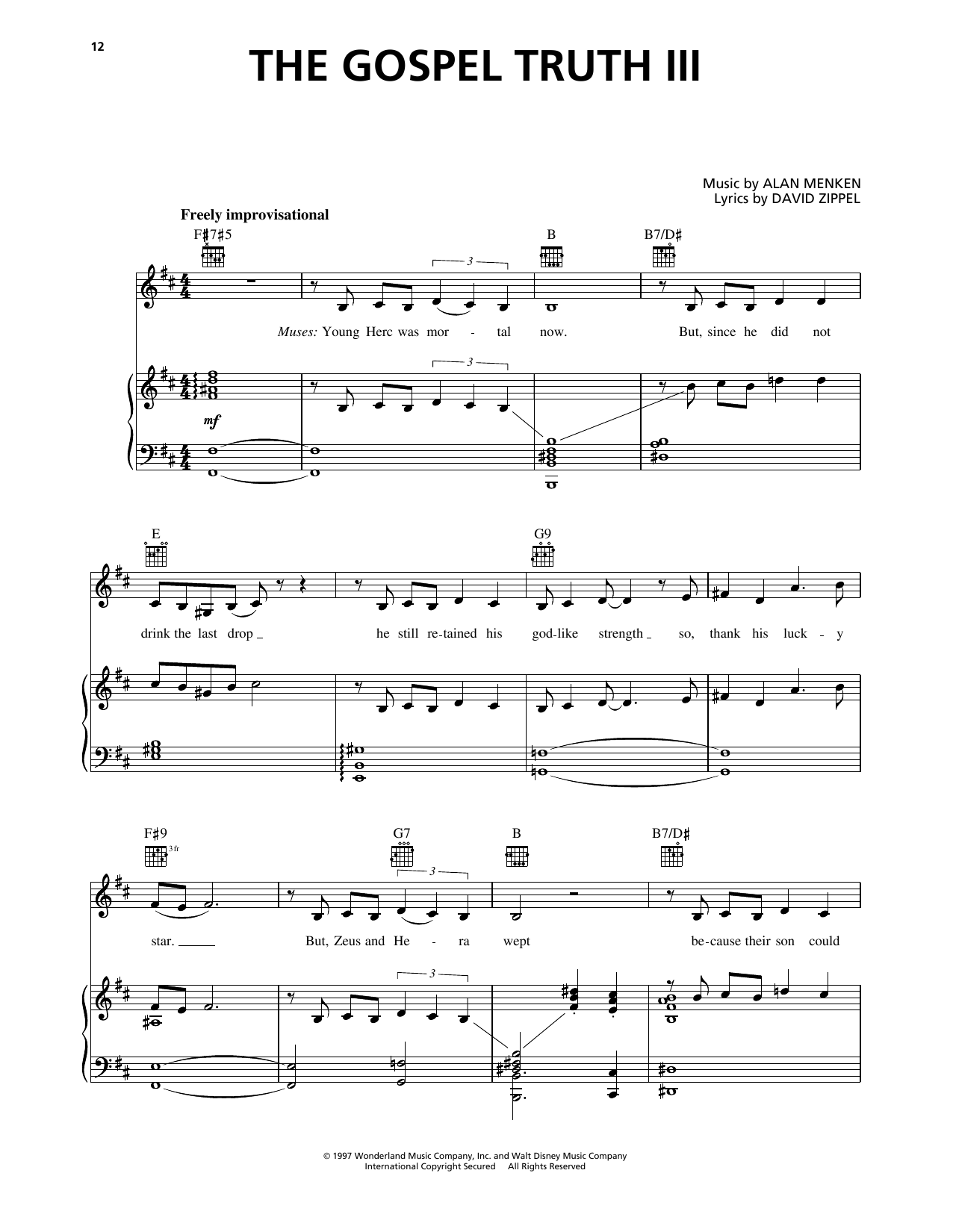 The Gospel Truth III (from Hercules)