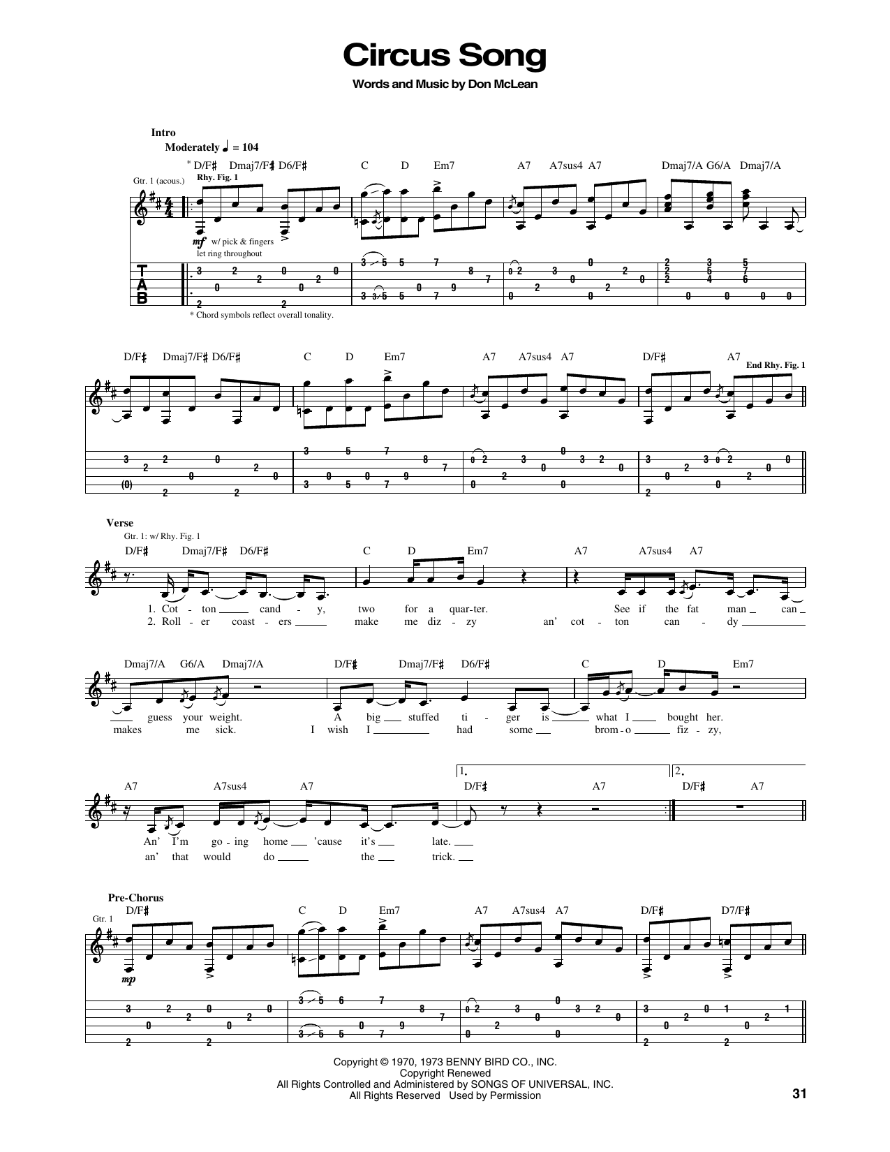 Circus Song