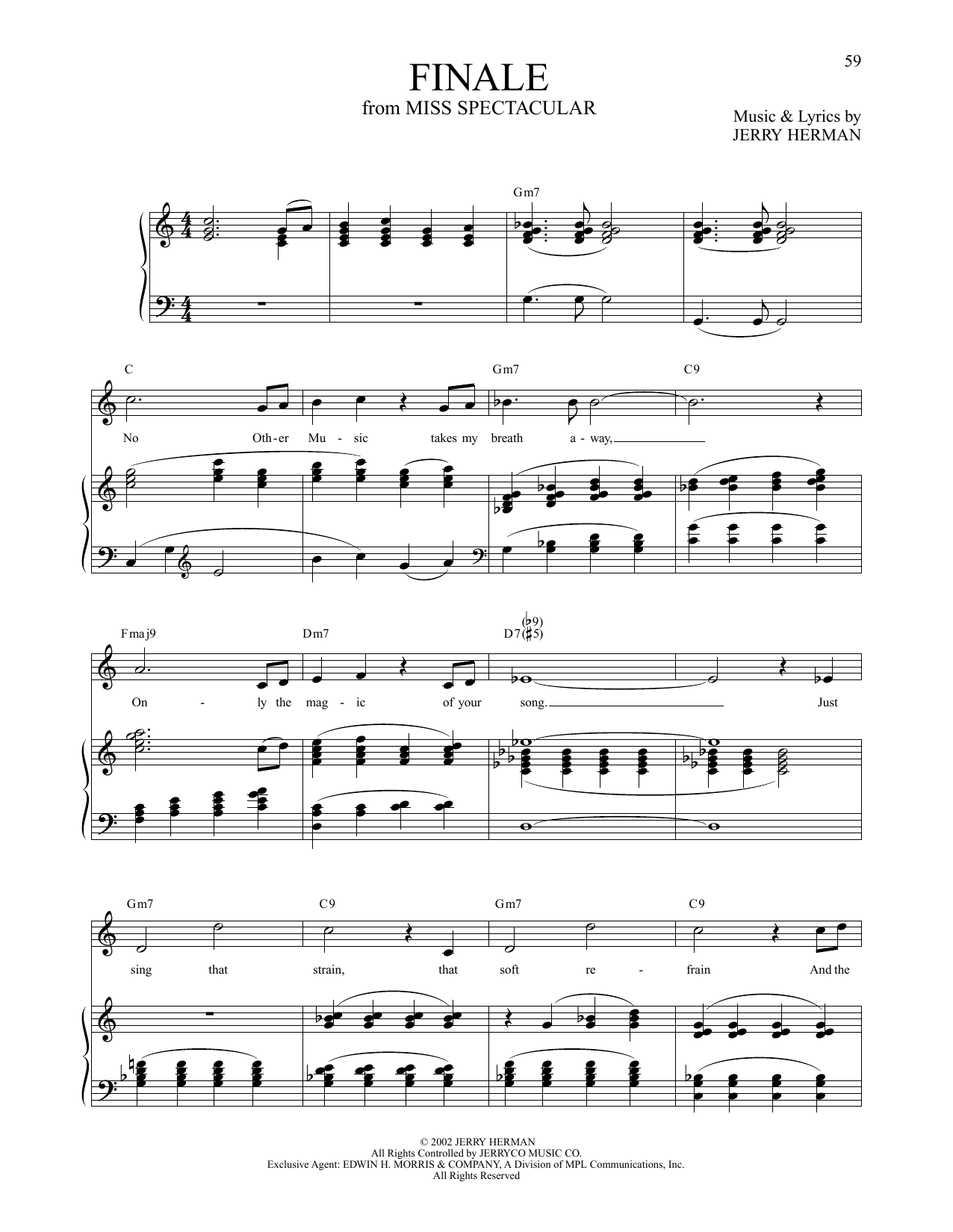 Finale (from Miss Spectacular)