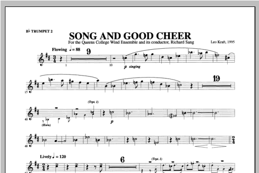 Song and Good Cheer - Trumpet