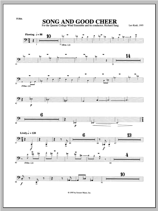 Song and Good Cheer - Tuba