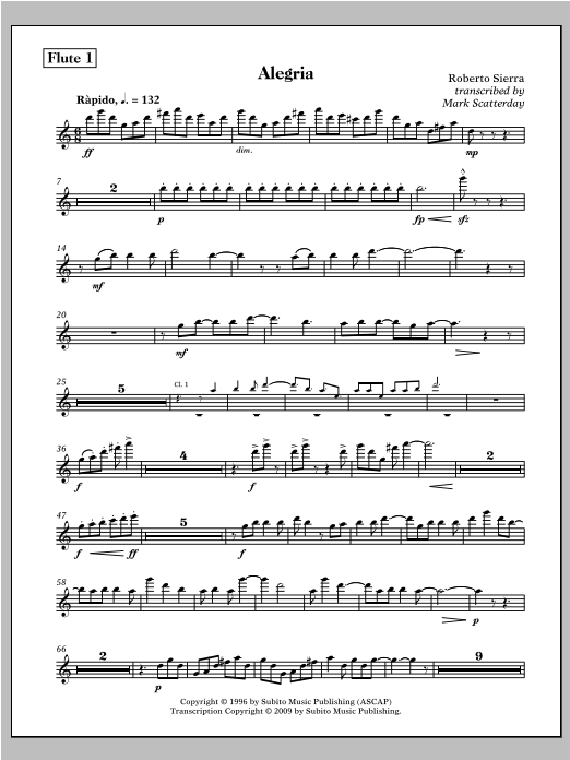 Allegria for Band - Piccolo