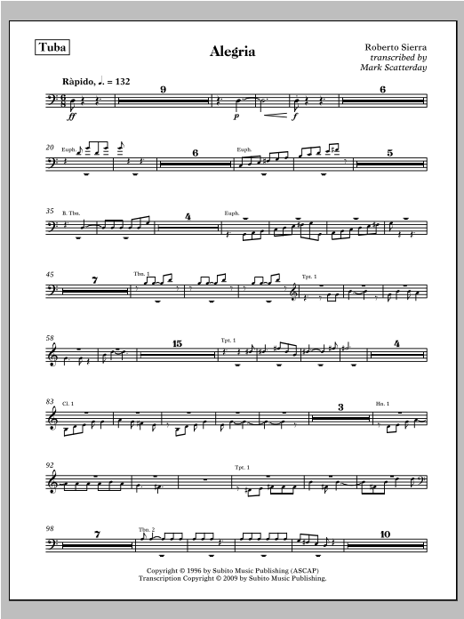 Allegria for Band - Euphonium