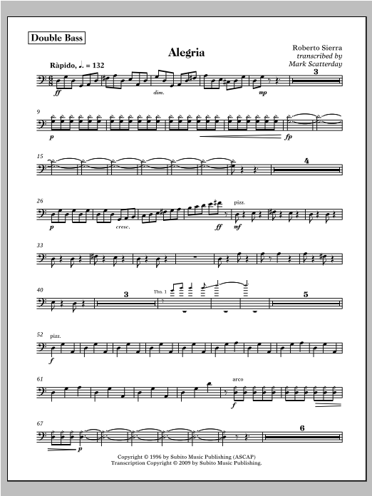 Allegria for Band - Tuba