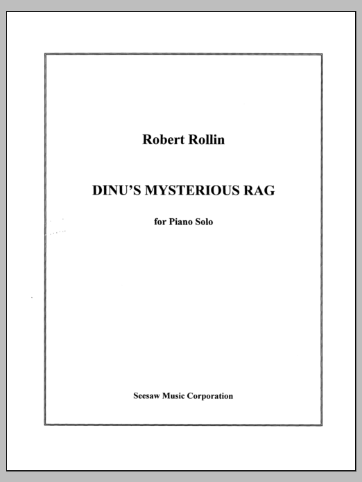 Dinu's Mysterious Rag: Piano Solo