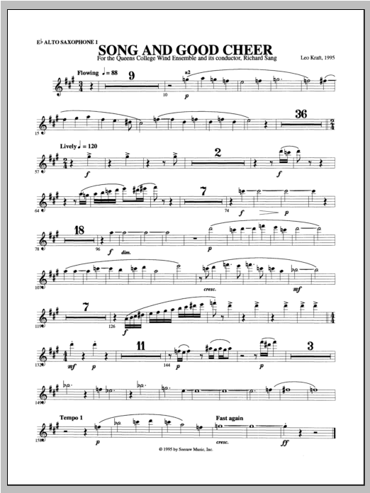 Song and Good Cheer - Flute