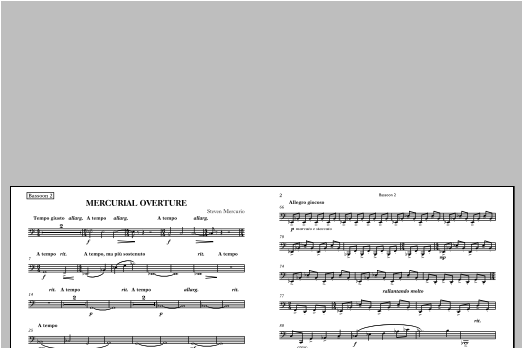 Mercurial Overture - Flute/Piccolo