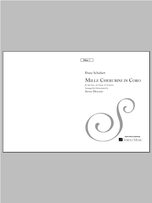 Mille Cherubini in Coro (All performance materials) - Flute
