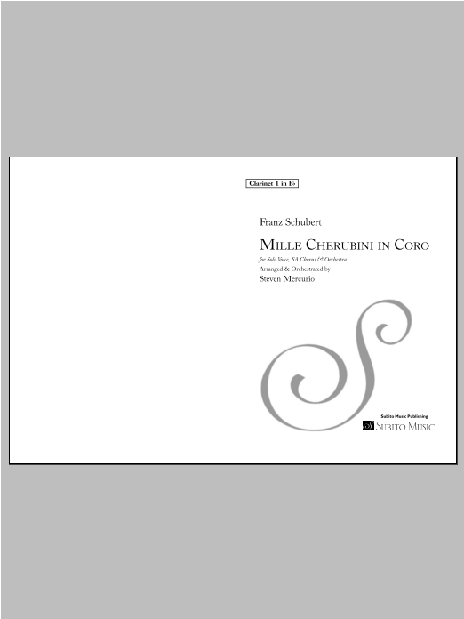 Mille Cherubini in Coro (All performance materials) - Clarinet