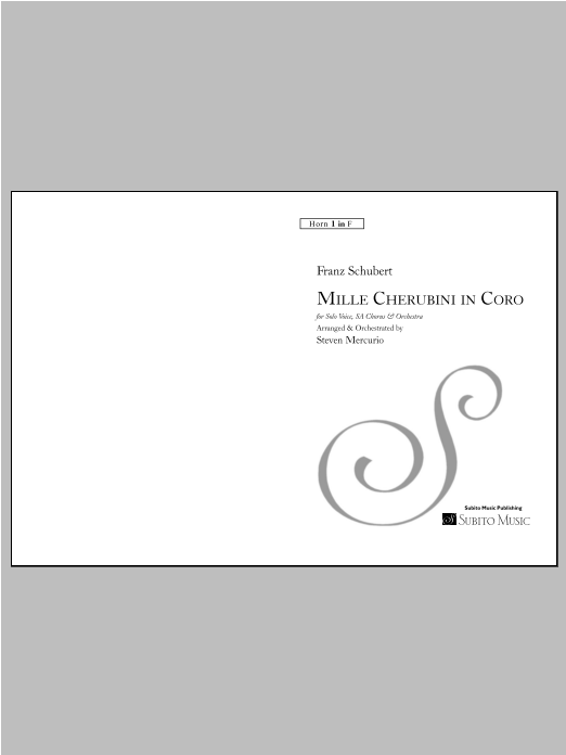 Mille Cherubini in Coro (All performance materials) - F Horn