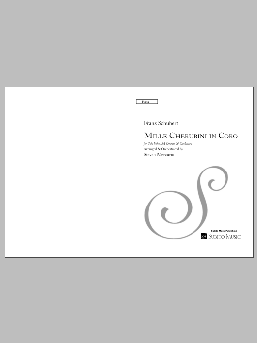 Mille Cherubini in Coro (All performance materials) - Contrabass