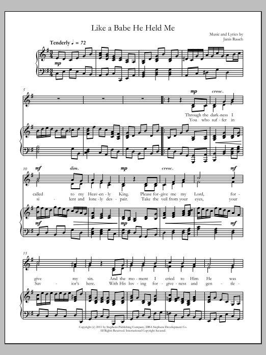 Like A Babe: Piano Vocal