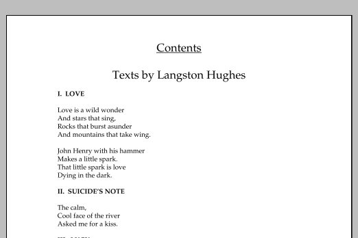 Four Songs of Love and Death - Full Score