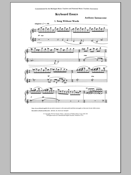 Keyboard: Piano Solo