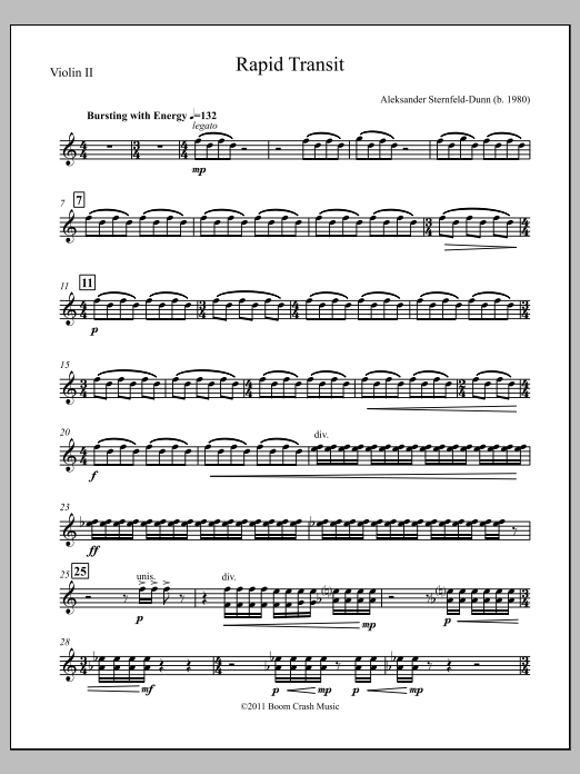 Rapid Transit - Violin