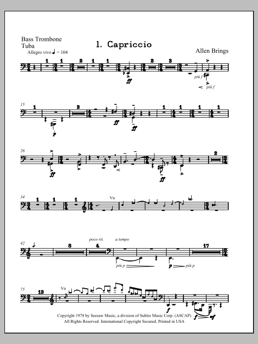 Capriccio - Tuba