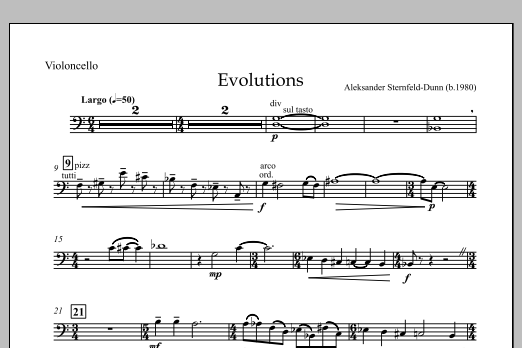 Evolutions - Violoncello
