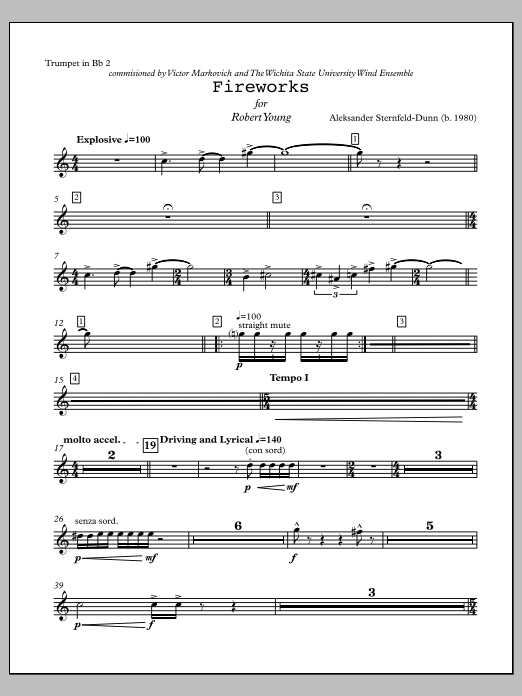 Fireworks - Trumpet