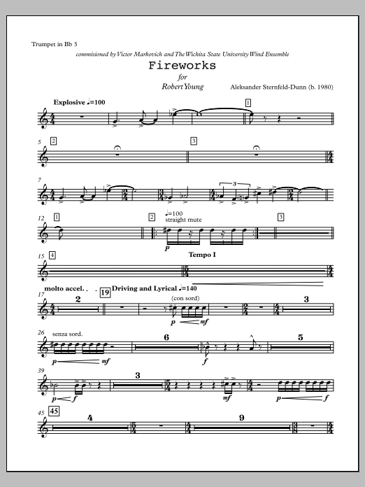 Fireworks - Trumpet