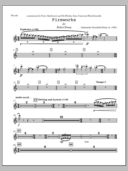 Fireworks - Piccolo
