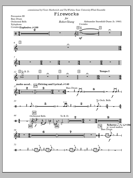 Fireworks - Percussion
