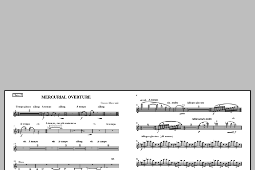 Mercurial Overture - Flute