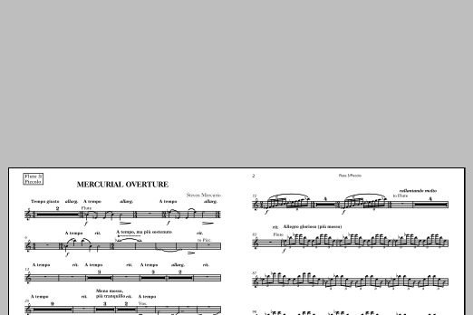 Mercurial Overture - Flute