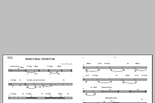 Mercurial Overture - Tuba