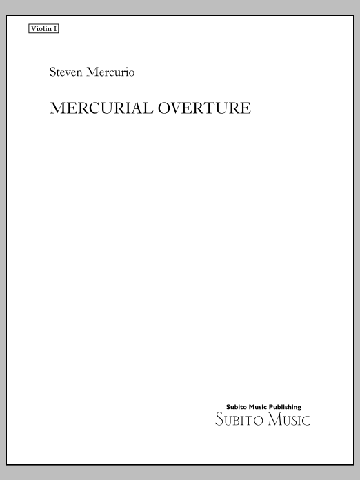 Mercurial Overture - Violin