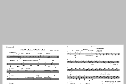 Mercurial Overture - Contrabass