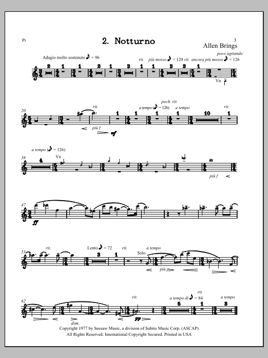 Notturno - Piccolo