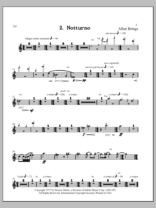 Notturno - Trumpet