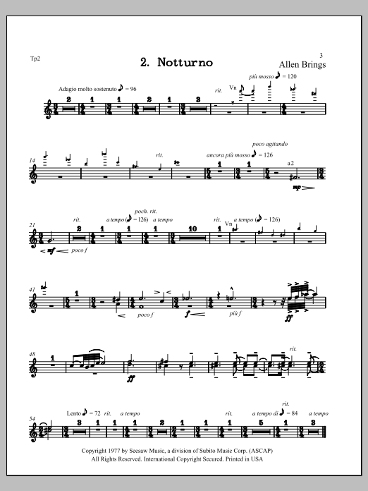 Notturno - Trumpet