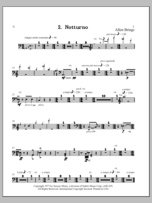 Notturno - Timpani