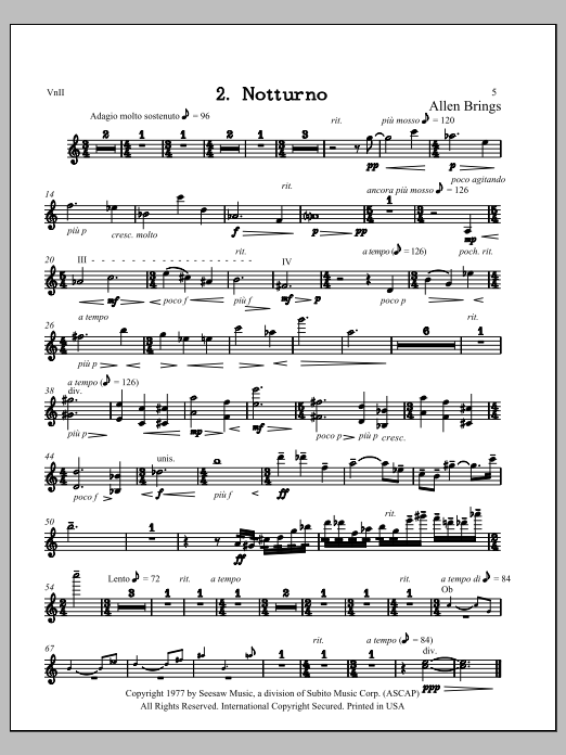 Notturno - Violin