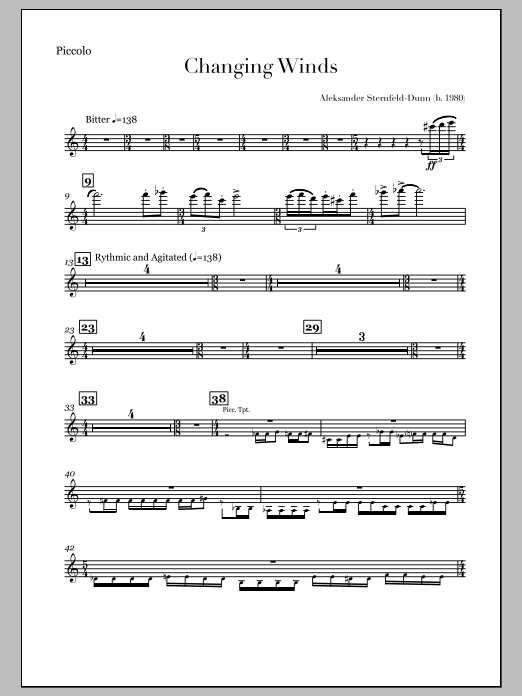 Changing Winds - Piccolo