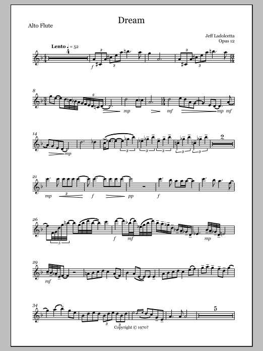 Dream - Flute