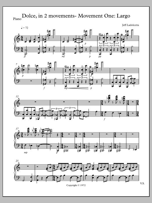 Dolce - Piano