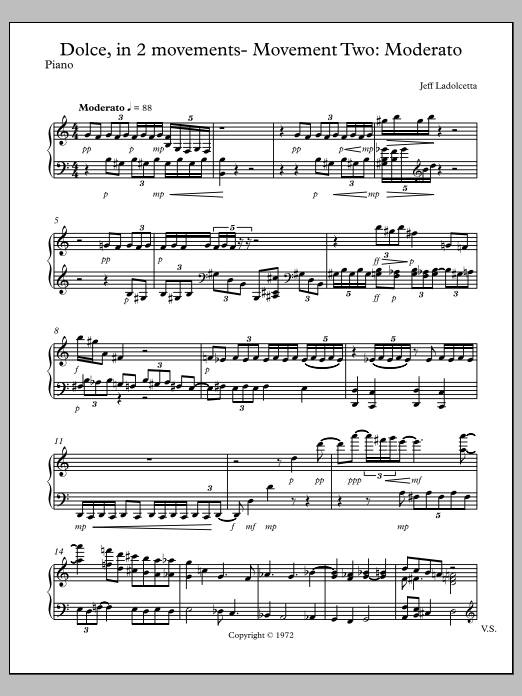 Dolce - Piano