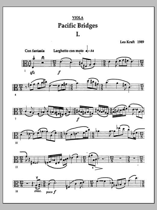 Pacific Bridges - Viola