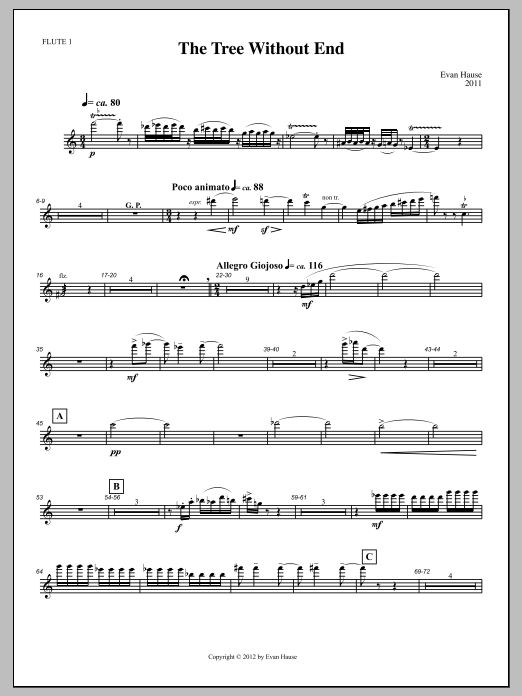 The Tree Without End - Flute