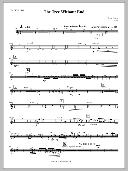 The Tree Without End - Trumpet