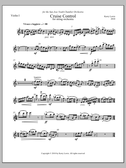 Cruise Control - Violin