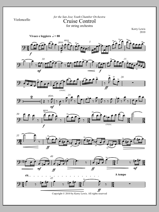 Cruise Control - Violoncello